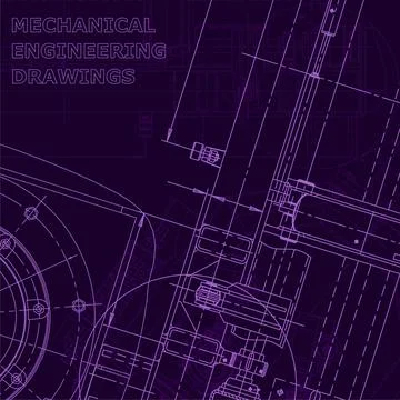Blueprint. Corporate Identity. Vector engineering illustration Illustrazione stock