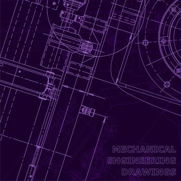 Blueprint. Corporate Identity. Vector engineering illustration Illustrazione stock