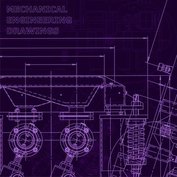 Blueprint. Corporate Identity. Vector engineering illustration Stock Illustration