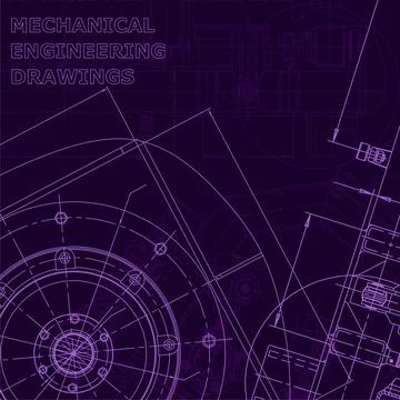 Blueprint. Corporate Identity. Vector engineering illustration Stock Illustration