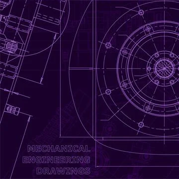 Blueprint. Corporate Identity. Vector engineering illustration Stock Illustration