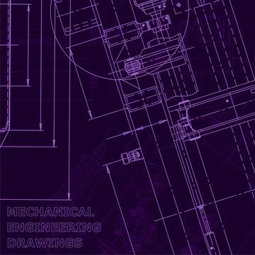 Blueprint. Corporate Identity. Vector engineering illustration Stock Illustration