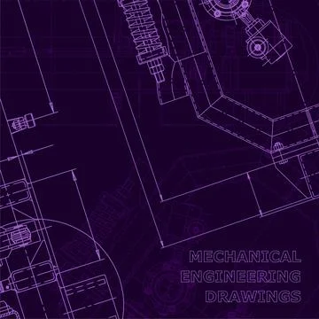 Blueprint. Corporate Identity. Vector engineering illustration Illustrazione stock