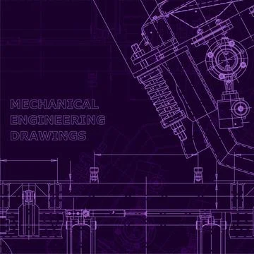 Blueprint. Corporate Identity. Vector engineering illustration Stock Illustration