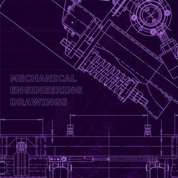 Blueprint. Corporate Identity. Vector engineering illustration 스톡 일러스트