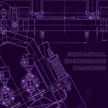 Blueprint. Corporate Identity. Vector engineering illustration Stockillustratie