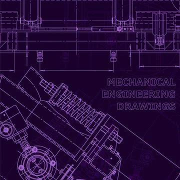 Blueprint. Corporate Identity. Vector engineering illustration Stock Illustration