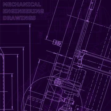 Blueprint. Corporate Identity. Vector engineering illustration Stock Illustration