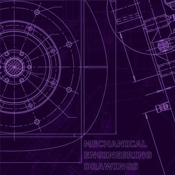 Blueprint. Corporate Identity. Vector engineering illustration Stock Illustration