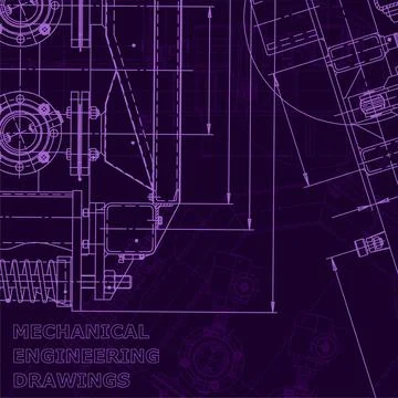 Blueprint. Corporate Identity. Vector engineering illustration Illustrazione stock