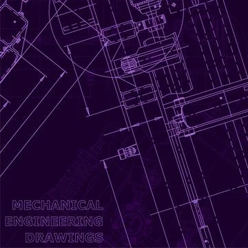 Blueprint. Corporate Identity. Vector engineering illustration Illustrazione stock