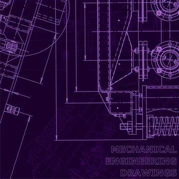 Blueprint. Corporate Identity. Vector engineering illustration Stock Illustration