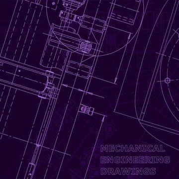 Blueprint. Corporate Identity. Vector engineering illustration Stock Illustration