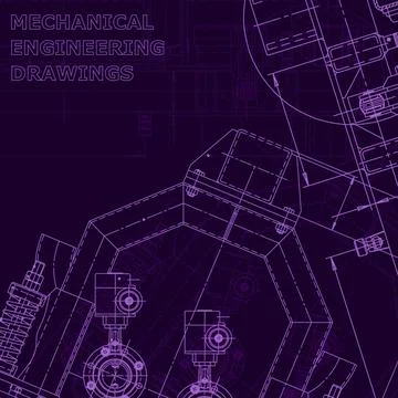 Blueprint. Corporate Identity. Vector engineering illustration Stock Illustration