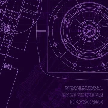 Blueprint. Corporate Identity. Vector engineering illustration Stock Illustration