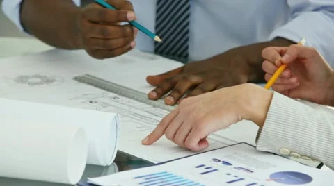 Blueprint correction Stock Footage 10881602