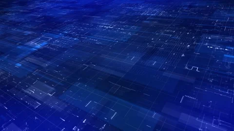 Blueprint Digital Technology Background Видео 140355706