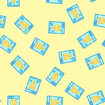 Blueprint drafting mechanical engineer vector seamless pattern 스톡 일러스트