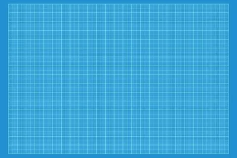 Blueprint Graphic Lined Paper Background Texture. 3d Rendering Illustrazione stock