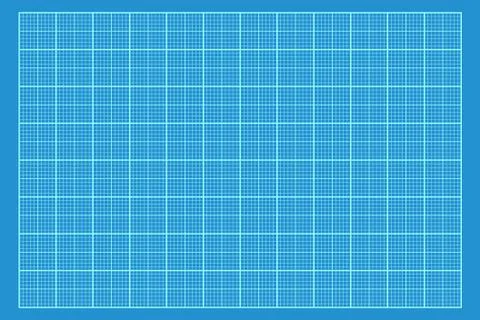 Blueprint Graphic Lined Paper Background Texture. 3d Rendering Illustrazione stock