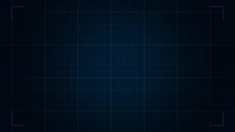Blueprint grid animation. Blue technical blueprint grid with corner marks Stock Footage 342198781