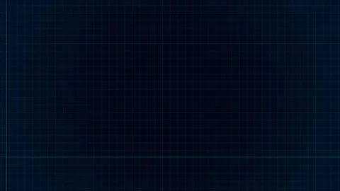 Blueprint grid animation. Dark blue technical blueprint grid with intersecting Stock Footage 342201426