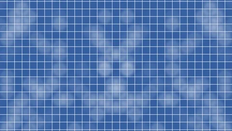Blueprint Grid Background with Bokeh Lights Stock Footage 334587911