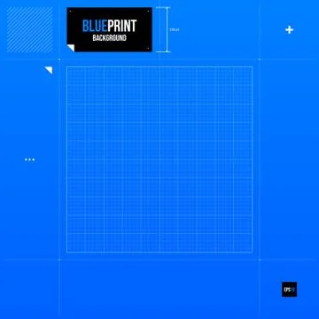 Blueprint grid background. EPS10 Stock Illustration
