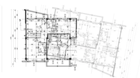 blueprint house plan | Stock Video | Pond5