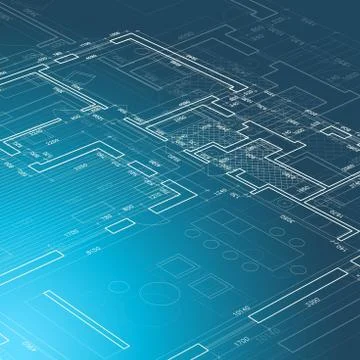 Blueprint. Stock Illustration