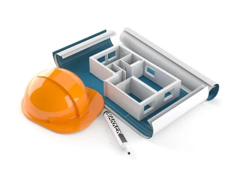 Blueprint Stock Illustration