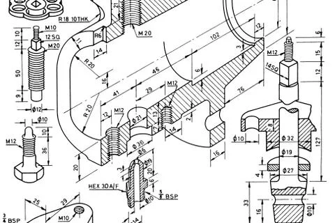 Blueprint Stock Illustration