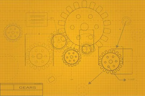 Blueprint Illustration Stock Illustration