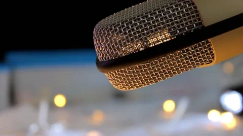 Blueprint - microphone - 001 Stock Footage 61690279