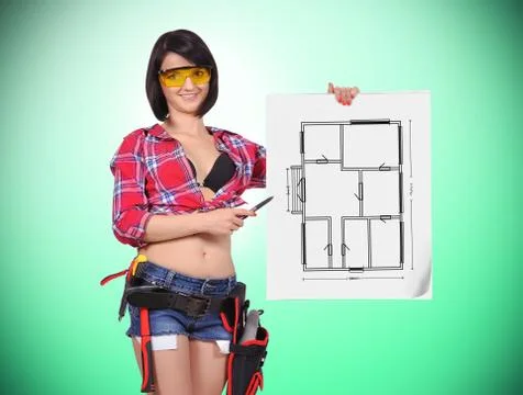 Blueprint Foto stock