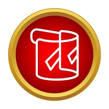 Blueprint roll icon for construction engineering design イラスト素材