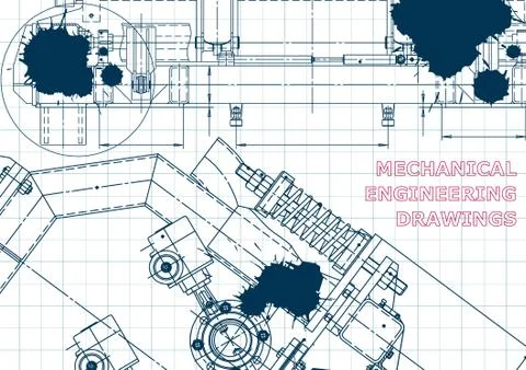 Blueprint, scheme, plan, sketch イラスト素材