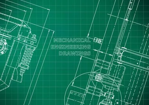 Blueprint, Sketch. Vector engineering illustration イラスト素材