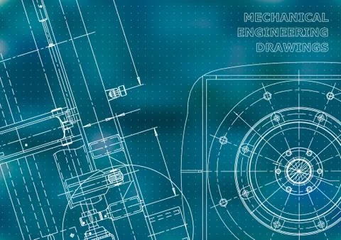 Blueprint, Sketch. Vector engineering illustration イラスト素材