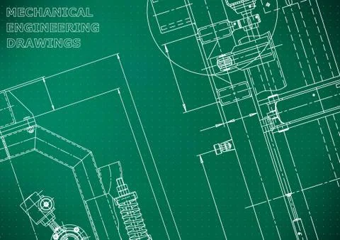 Blueprint, Sketch. Vector engineering illustration Ilustración de archivo