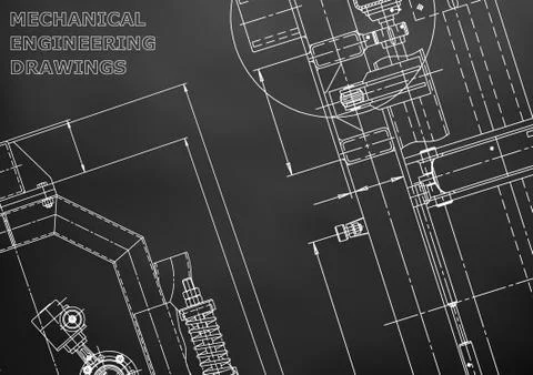 Blueprint, Sketch. Vector engineering illustration イラスト素材