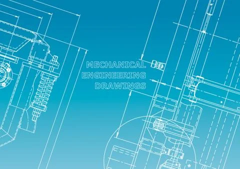 Blueprint, Sketch. Vector engineering illustration イラスト素材