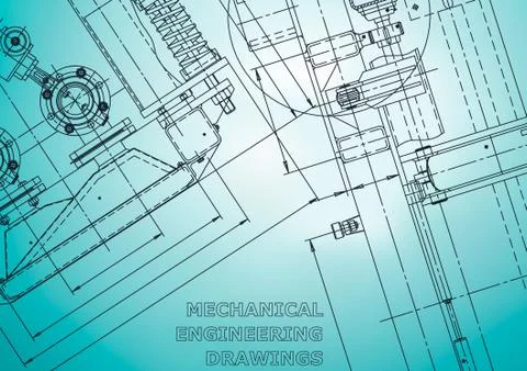 Blueprint, Sketch. Vector engineering illustration イラスト素材