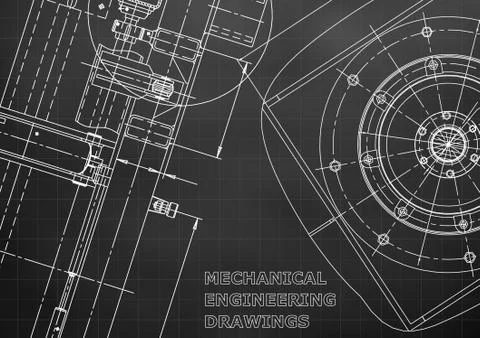 Blueprint, Sketch. Vector engineering illustration イラスト素材