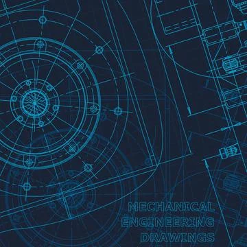 Blueprint. Technical cyberspace, Scheme, plan, outline. Corporate Identity Stock Illustration