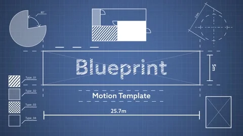 Blueprint Title ~ After Effects Project #139811603 | Pond5