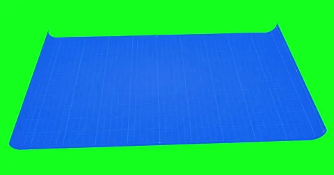 Blueprint Unrolling Animation Stock Footage 62781409