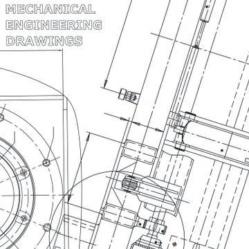 Blueprint. Vector engineering illustration. Corporate Identity. Cover, flyer, 스톡 일러스트