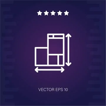 Blueprint vector icon Stock Illustration