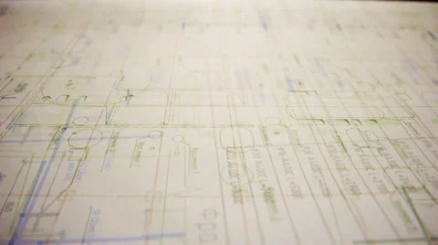 Blueprints background Stock Footage 35414512